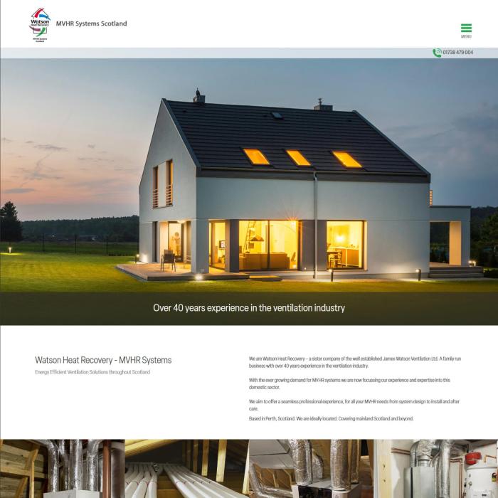 Watson Heat Recovery Website