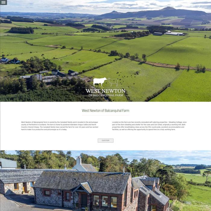 West Newton of Balcanquhal Farm Website