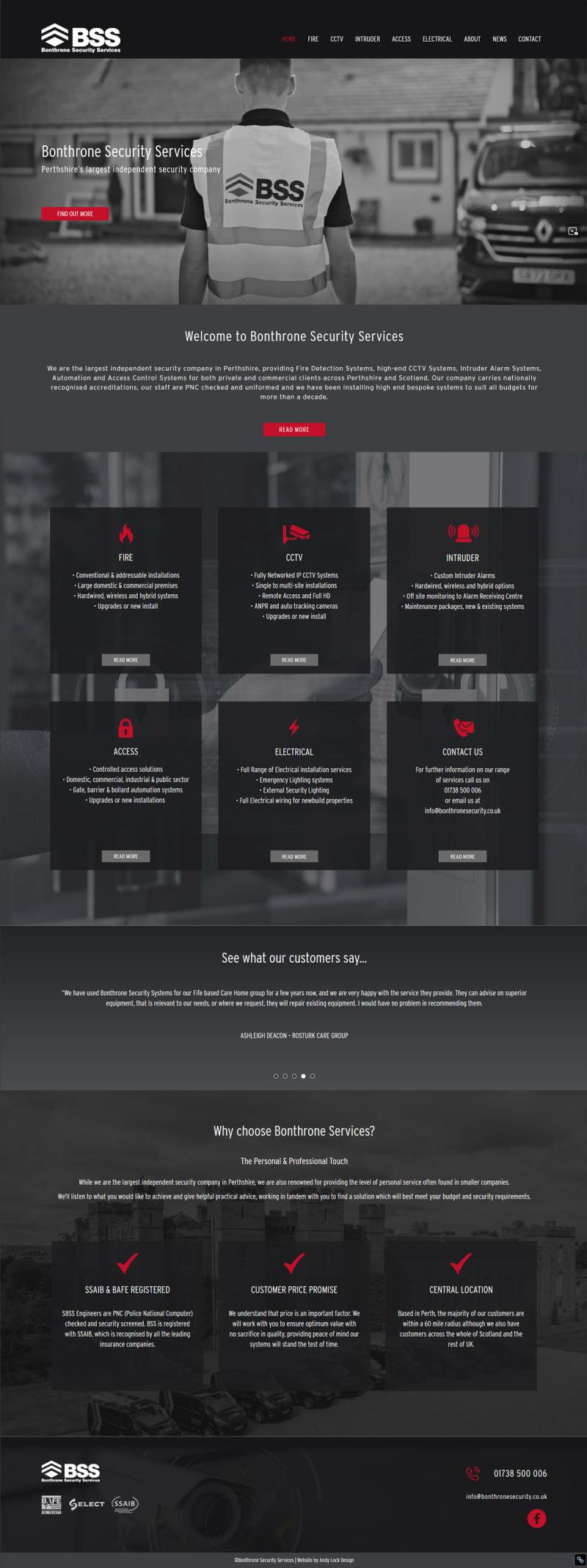 Bontrhone Security Website