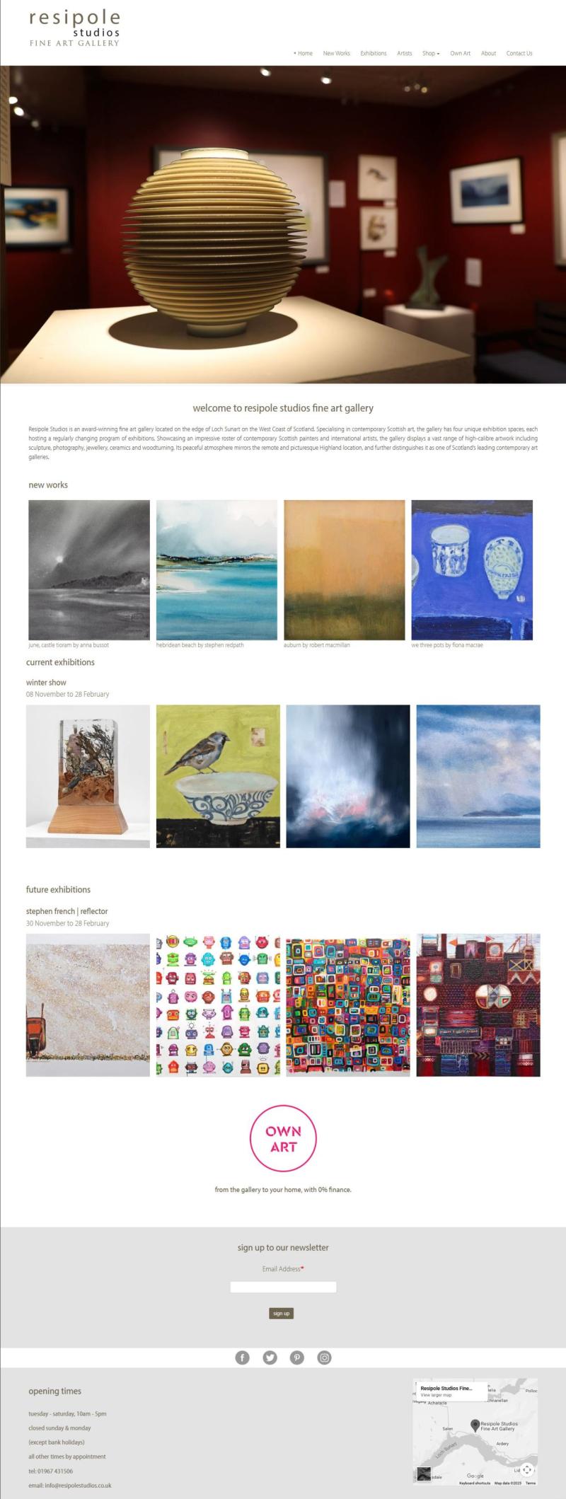 Resipole Studios Website