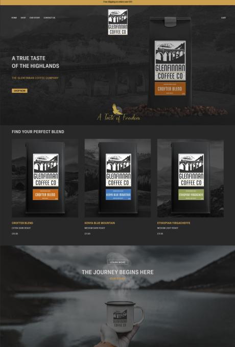 Glenfinnan Coffee Website