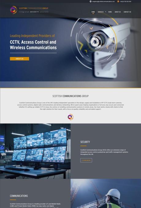 Scottish Communications Group Website